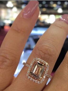 Rose gold ring